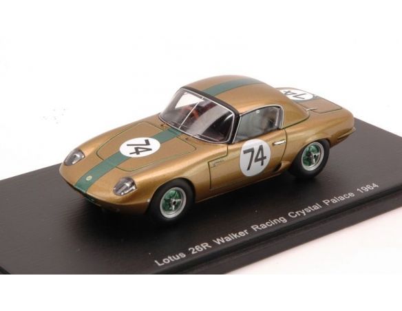 Spark Model S0267 LOTUS 26R N.74 WALKER RACING CRYSTAL PALACE 1964 1:43 Modellino