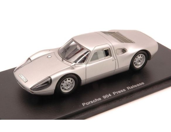 Spark Model S0904 PORSCHE 904 PRESS RELEASE SILVER 1:43 Modellino