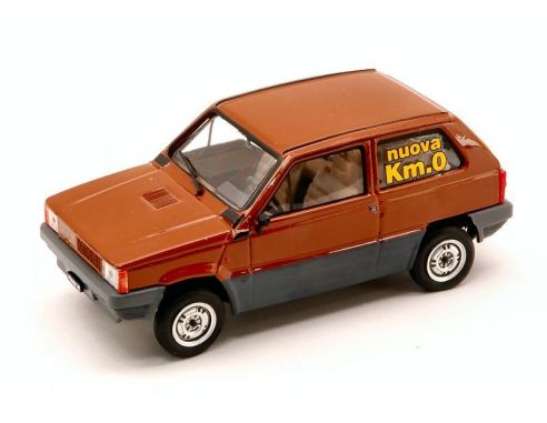 Brumm BM0387-05 KM.0 FIAT PANDA 45 1980 MARRONE LAND KM 0 1:43 Modellino