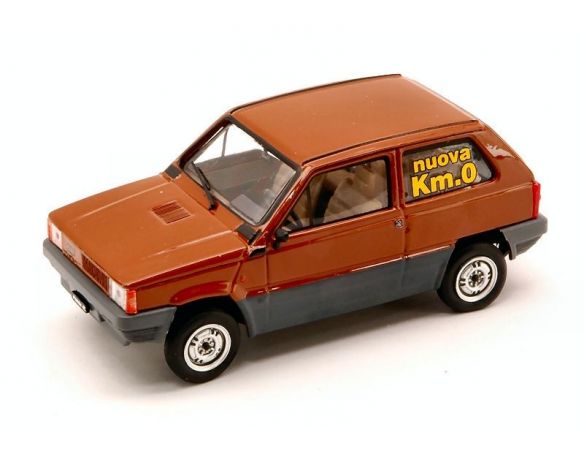 Brumm BM0387-05 KM.0 FIAT PANDA 45 1980 MARRONE LAND KM 0 1:43 Modellino