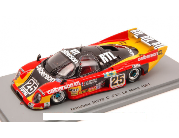 Spark Model S2266 RONDEAU M379 C N.25 52th LM 1981 LAFOSSE-RAGNOTTI 1:43 Modellino