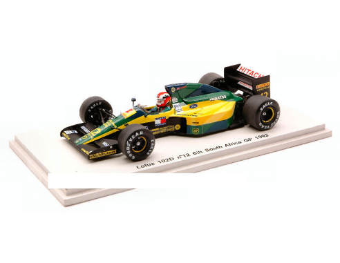 Spark Model S1675 LOTUS J.HERBERT 1992 S.AFRICA 1:43 Formula 1