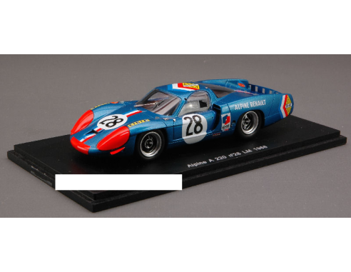 Spark Model S1542 ALPINE A 220 N.28 LM 1968 1:43 Modellino