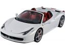 Hot Wheels HWW1178 FERRARI 458 SPIDER 2011 WHITE PEARL 1:18 Auto Stradali