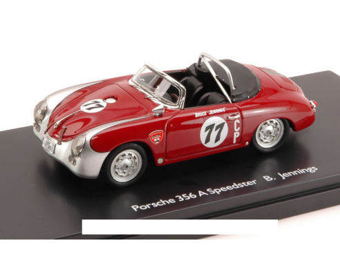 Schuco SH8835 PORSCHE 356 A SPEEDSTER N.77 B.JENNINGS 1:43 Modellino