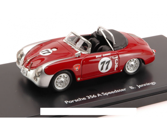 Schuco SH8835 PORSCHE 356 A SPEEDSTER N.77 B.JENNINGS 1:43 Modellino
