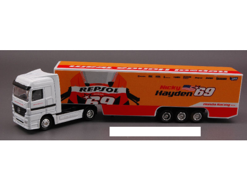 New Ray NY46923 MERCEDES ACTROS REPSOL TEAM 1:87 Modellino
