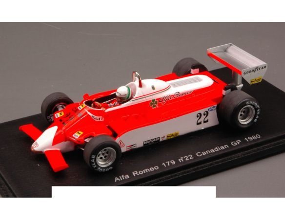Spark Model S1793 A.ROMEO 179 A.DE CESARIS 1980 N.22 CANADIAN GP 1:43 Modellino