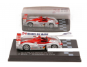 Spark Model S87LM02 AUDI R 8 N.1 WINNER LM 2008 1:87 Modellino
