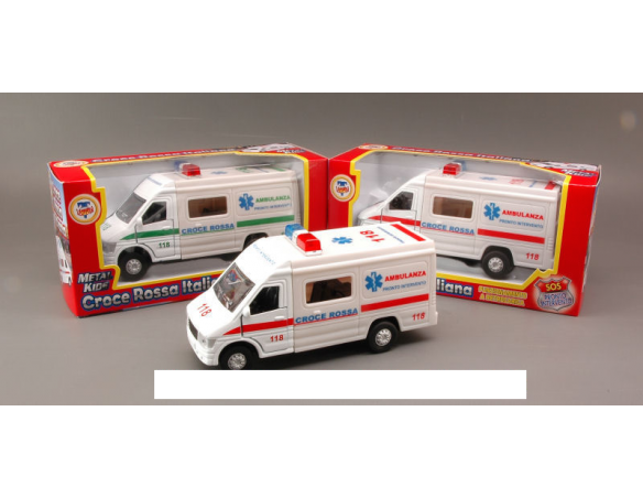 Teorema TE70914 AMBULANZA cm 18 ASS. Modellismo Giocattolo