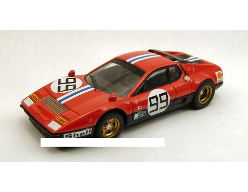 Best Model BT9407 FERRARI 512 BB N.99 56th LM 1975 GUITTENY-BUCKNUM-FACETTI-GAGLIARDI 1:43 Modellino