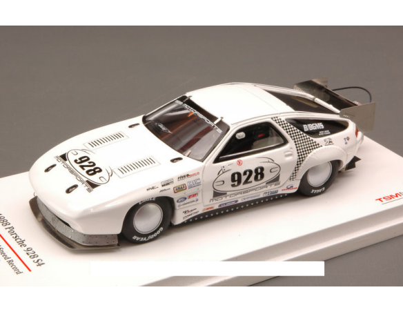 True Scale Miniatures TSM134363 PORSCHE 928 S4 BONNEVILLE LAND SPEED RECORD 1988 21663537 MPH 1:43 Auto Competizione