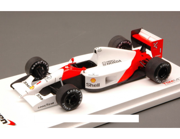 True Scale Miniatures TSM124333 MC LAREN MP4/6 A.SENNA 1991 N.1 WINNER BRAZILIAN GP WORLD CHAMPION 1:43 Modellino