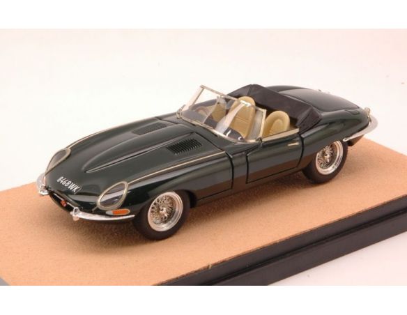 Tecnomodel TMDEX56C JAGUAR E TYPE SPIDER 1961 BRITISH RACING GREEN ED.LIM.PCS 30 1:43 Modellino