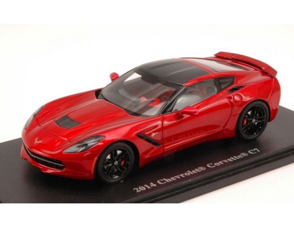 Spark Model S2974 CHEVROLET CORVETTE C7 2014 METALLIC RED 1:43 Modellino
