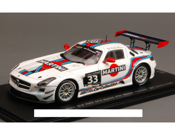 Spark Model SP054 MERCEDES SLS AMG GT3 MARTINI N.33 WINNER HANKOOK 12H ZANDWOORT 2014 1:43 Modellino