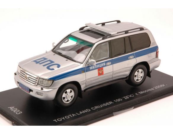 Spark Model SA003 TOYOTA LAND CRUISER 100 POLICE MOSCOU 2006 1:43 Modellino