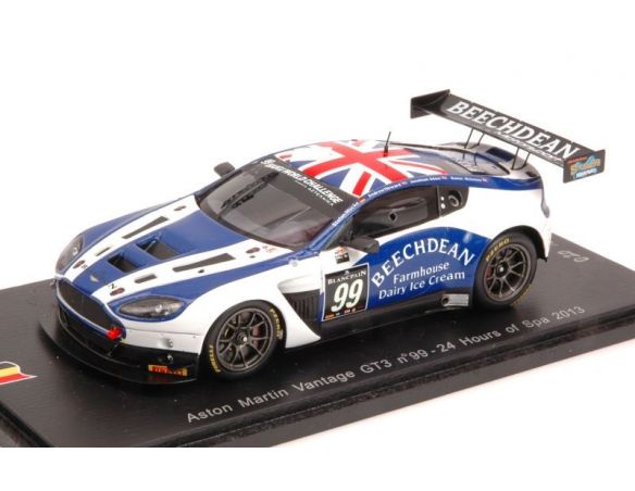 Spark Model SB046 ASTON MARTIN VANTAGE GT3 N.99 SPA 2013 HOWARD-MCKENZIE-ADAM-MUCKE 1:43 Modellino