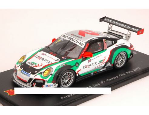 Spark Model SA038 PORSCHE 997 GT3 CUP N.7 CARRERA CUP ASIA 2013 E.BAMBER 1:43 Modellino