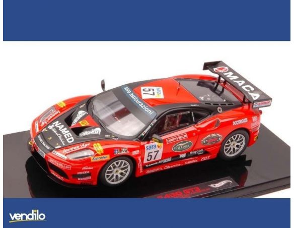 Hot Wheels HWW1776 FERRARI 430 GT3 N.57 WINNER ITALIAN GT3 2009 1:43 Modellino