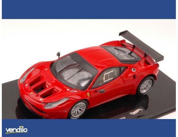 Hot Wheels HWX2861 FERRARI 458 ITALIA GT2 2011 RED 1:43 Modellino