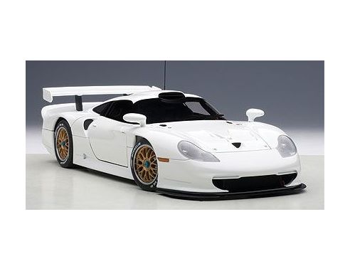 AUTOART AA89771 PORSCHE 911 GT1 1997 SENZA DECORAZIONE BIANCO 1:18 Modellino
