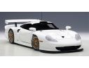 AUTOART AA89771 PORSCHE 911 GT1 1997 SENZA DECORAZIONE BIANCO 1:18 Modellino
