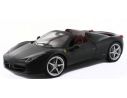 Hot Wheels HWX5485 FERRARI 458 ITALIA SPIDER 2011 MATT BLACK 1:18 Auto Stradali
