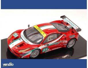 Hot Wheels HWX5497 FERRARI 458 ITALIA GT2 N.51 13th LM 2011 FISICHELLA-BRUNI-VILANDER 1:43 Modellino