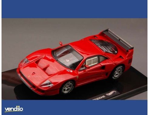 Hot Wheels HWX5507 FERRARI F40 COMPETIZIONE LAUNCH VERSION 1988 RED 1:43 Modellino