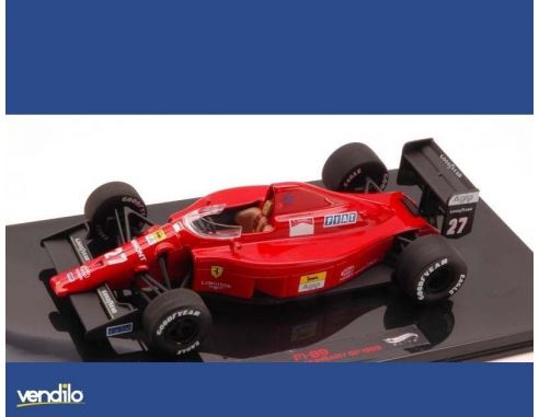 Hot Wheels HWX5517 FERRARI N.MANSELL 1989 N.27 HUNGARY GP 1:43 Modellino