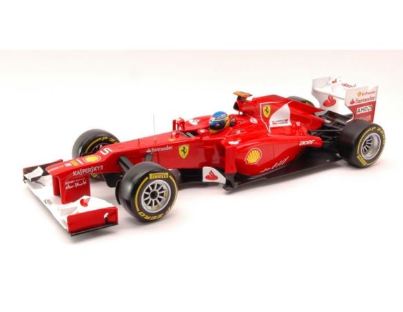 Hot Wheels HWX5520 FERRARI F.ALONSO 2012 1:18 Modellino