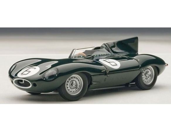 AUTOART AA65586 JAGUAR D-TYPE N.6 WINNER LE MANS 1955 HAWTHORN-BUEB 1:43 Modellino