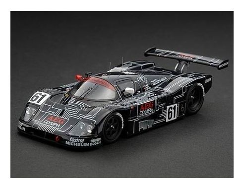 HPI 8064 SAUBER MERCEDES C9 n.61 '88 LM 1/43 Modellino