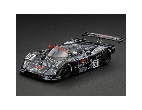 HPI 8064 SAUBER MERCEDES C9 n.61 '88 LM 1/43 Modellino