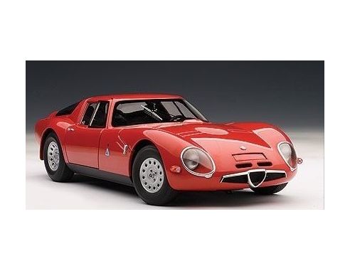 Auto Art / Gateway AA70198 ALFA ROMEO TZ2 1965 RED 1:18 Modellino