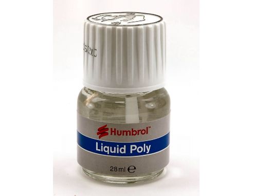 Humbrol HBAX2374 LIQUID POLY COLLA C/PENNELLO 28 ml Colori ed Accessori