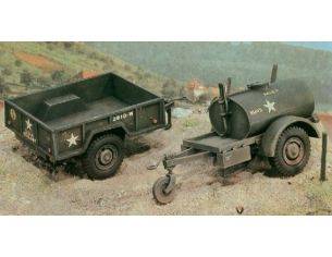 Italeri IT0229 GAL.S TANK TRAILER AND M101 KIT 1:35 Modellino