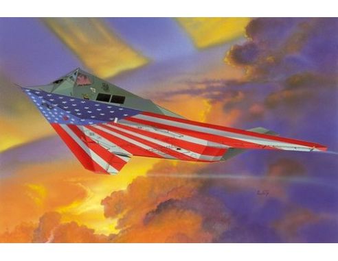 Italeri IT1264 F 117 A NIGHTHAWK STARS & STRIPES KIT 1:72 Modellino