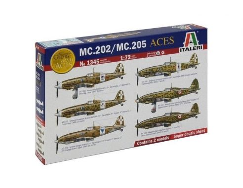 Italeri IT1345 MC 202 - MC 205 KIT 1:72 Modellino