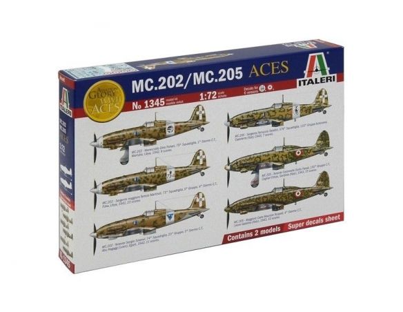 Italeri IT1345 MC 202 - MC 205 KIT 1:72 Modellino