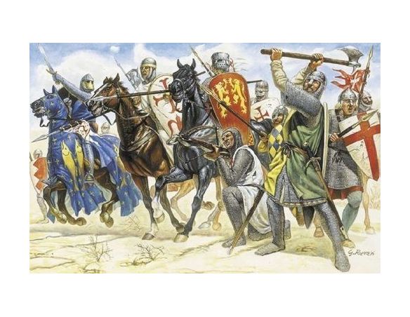 Italeri IT6009 THE KNIGHTS CRUSADE KIT 1:72 Modellino