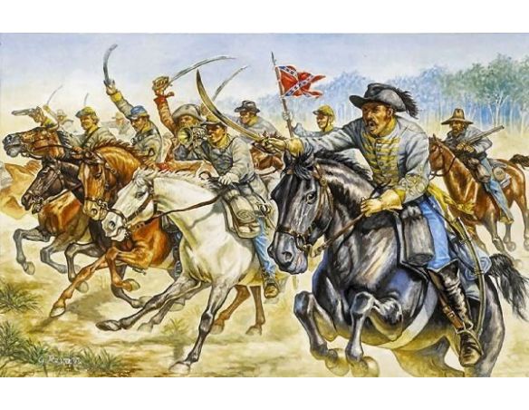 Italeri IT6011 CONFEDERATE CAVALRY RAIDERS KIT 1:72 Modellino