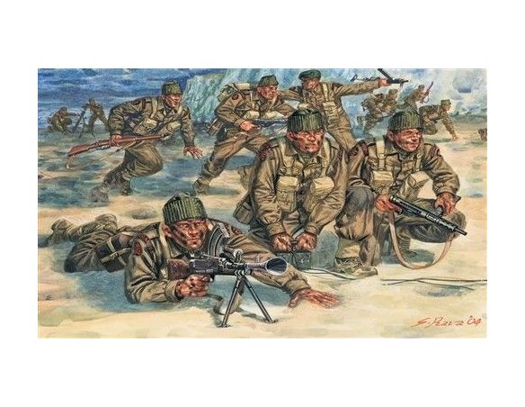 Italeri IT6064 BRITISH COMMANDOS KIT 1:72 Modellino