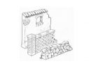 Italeri IT6127 WW II WALL AND FENCES KIT 1:72 Modellino