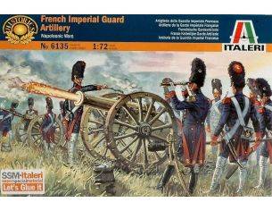 Italeri IT6135 FRENCH IMPERIAL GUARD ARTILL.KIT 1:72 Modellino