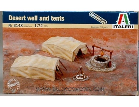 Italeri IT6148 POZZO E TENDA DEL DESERTO KIT 1:72 Modellino