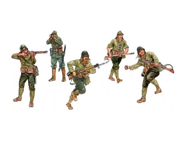 Italeri IT6170 WWII JAPANESE INFANTRY  KIT 1:72 Modellino