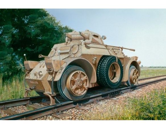 Italeri IT6456 AUTOBLINDA AB 40 FERROVIARIA KIT Kit Mezzi Militari