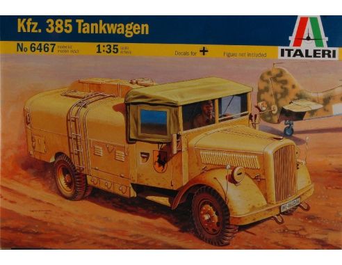 Italeri IT6467 KFZ 385 TANK WAGEN KIT 1:35 Modellino